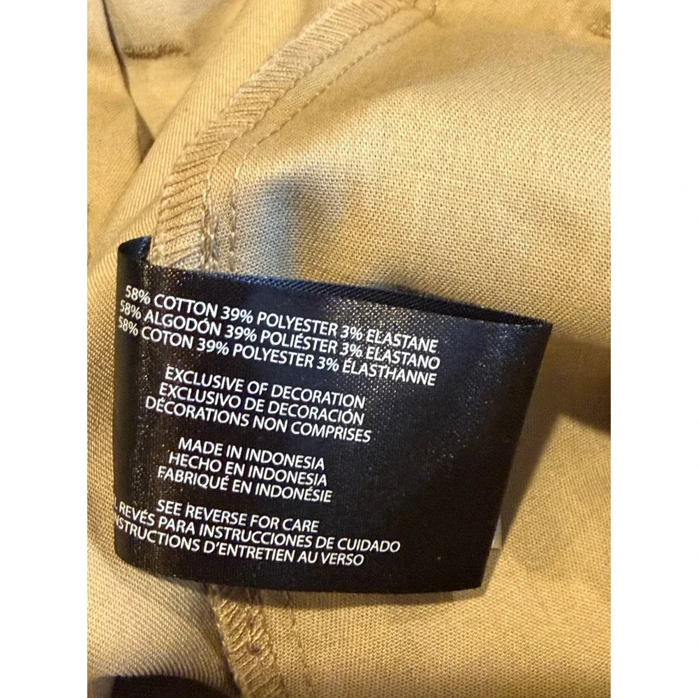 NWT Banana Republic Mens Khaki Stretch Chino Shorts 36 Quick Dry Preppy Golf